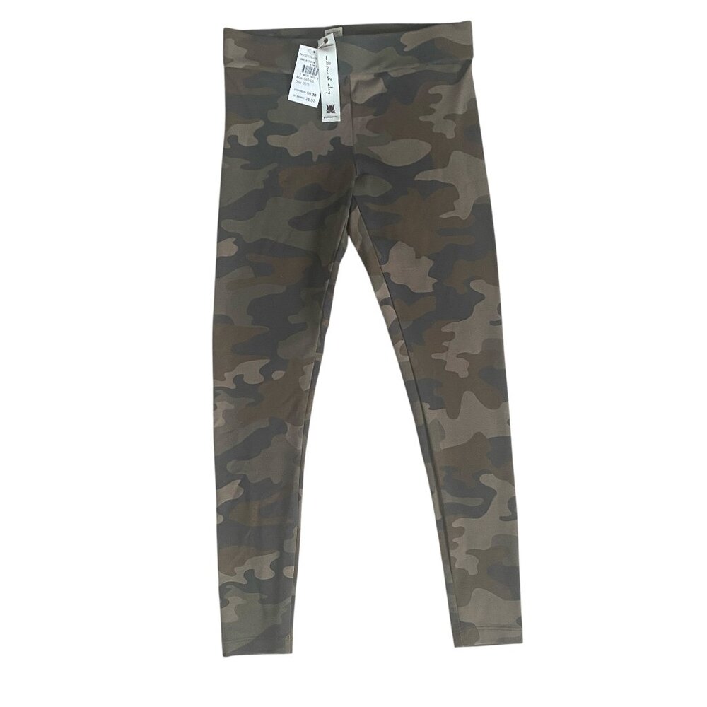 Willow & Clay women's size small green camouflage stretchy leggings pants